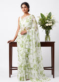 Latest Beautiful Garden Vareli Nara Chiffon Saree without Blouse