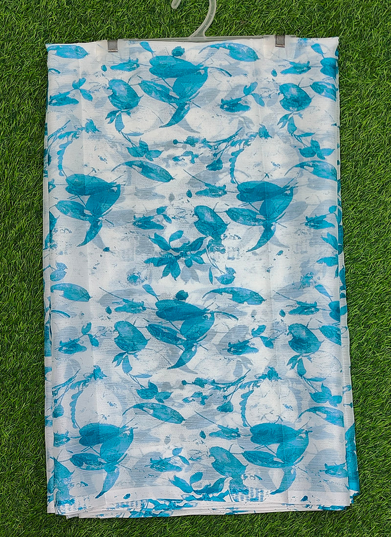 Latest Beautiful Garden Vareli Nara Chiffon Saree without Blouse