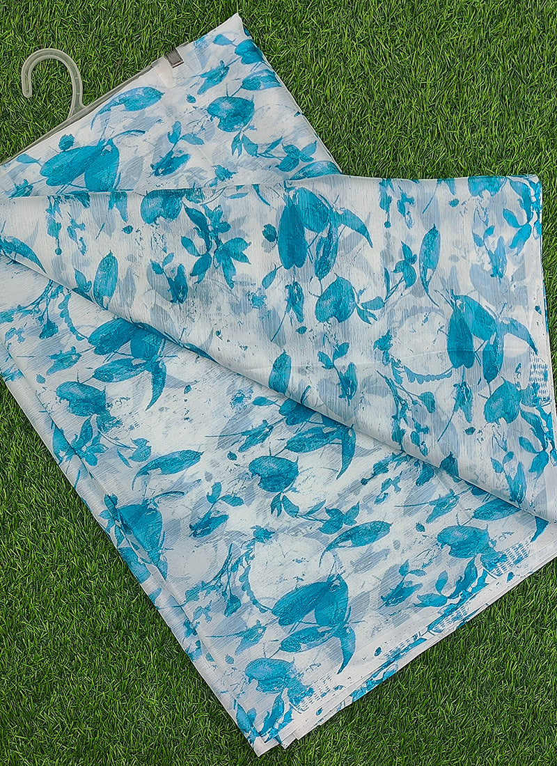 Latest Beautiful Garden Vareli Nara Chiffon Saree without Blouse