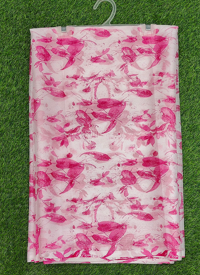 Latest Beautiful Garden Vareli Nara Chiffon Saree without Blouse