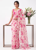 Latest Beautiful Garden Vareli Nara Chiffon Saree without Blouse