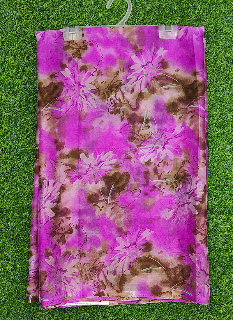 Latest Beautiful Garden Vareli Nara Chiffon Saree without Blouse