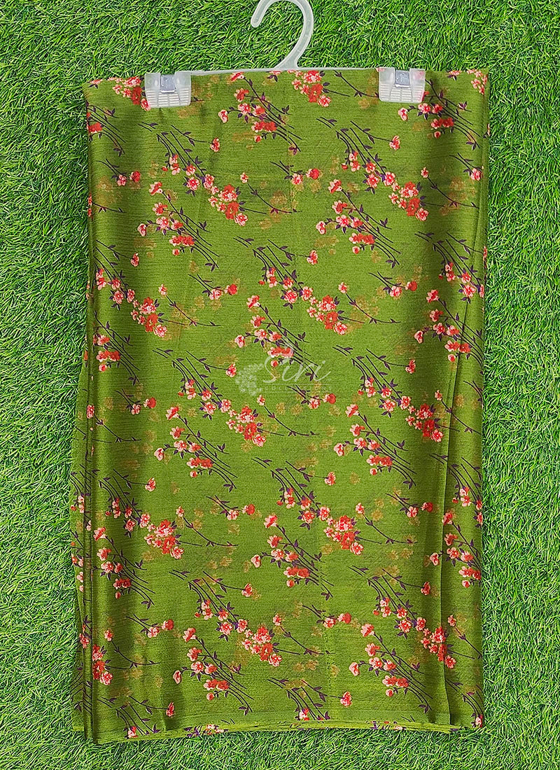 Latest Beautiful Garden Vareli Nara Chiffon Saree without Blouse