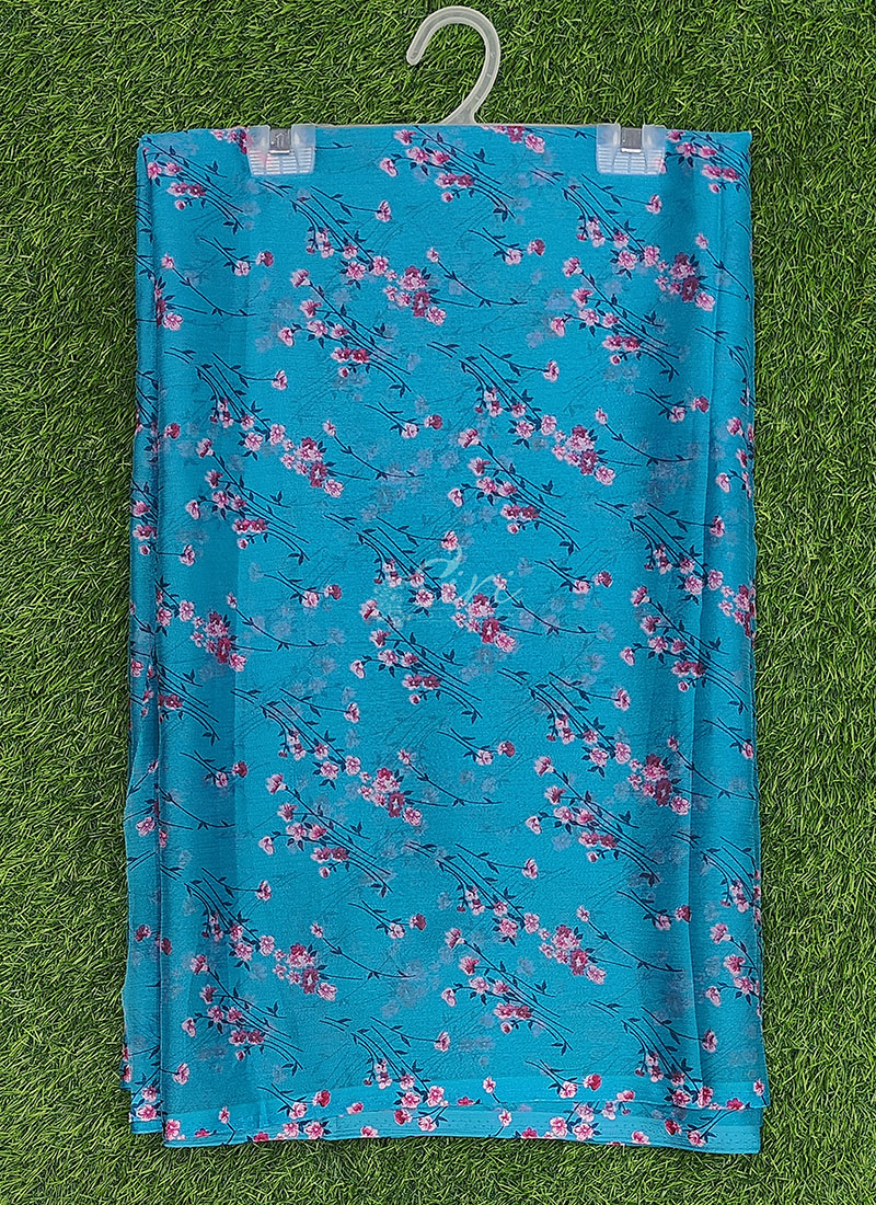 Latest Beautiful Garden Vareli Nara Chiffon Saree without Blouse