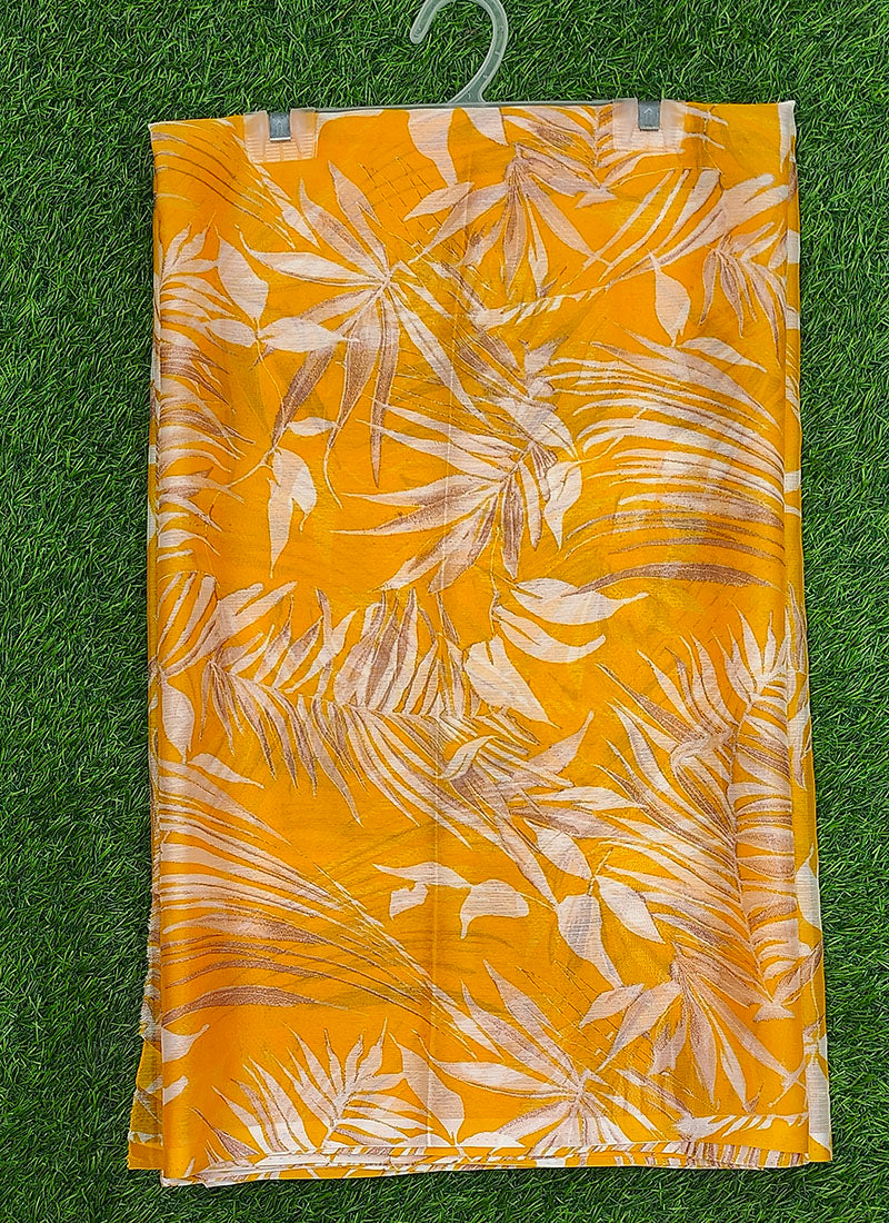 Latest Beautiful Garden Vareli Nara Chiffon Saree without Blouse