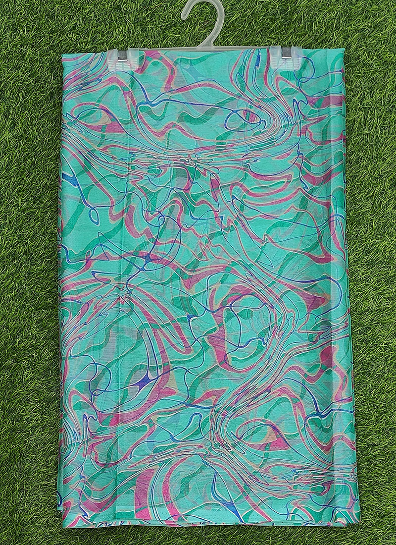Latest Beautiful Garden Vareli Nara Chiffon Saree without Blouse