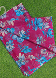 Latest Beautiful Garden Vareli Nara Chiffon Saree without Blouse
