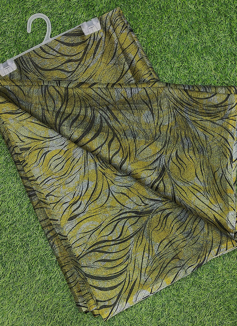 Latest Beautiful Garden Vareli Nara Chiffon Saree without Blouse
