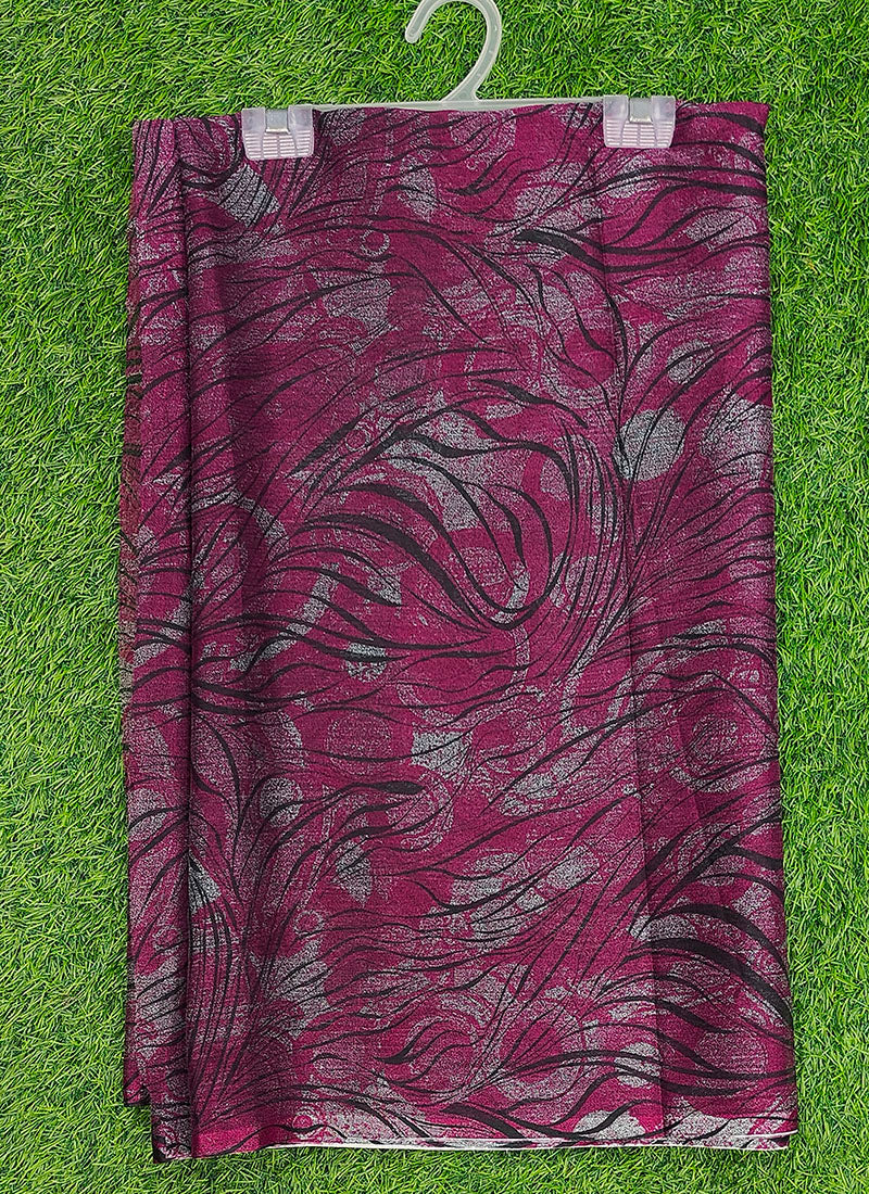 Latest Beautiful Garden Vareli Nara Chiffon Saree without Blouse