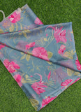 Latest Beautiful Garden Vareli Nara Chiffon Saree without Blouse