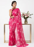 Latest Beautiful Garden Vareli Nara Chiffon Saree without Blouse