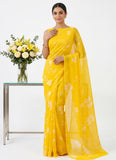 Latest Beautiful Garden Vareli Nara Chiffon Saree without Blouse