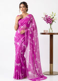 Latest Beautiful Garden Vareli Nara Chiffon Saree without Blouse
