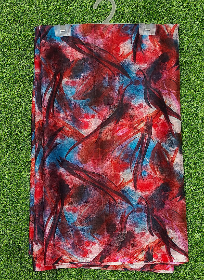 Latest Beautiful Garden Vareli Nara Chiffon Saree without Blouse