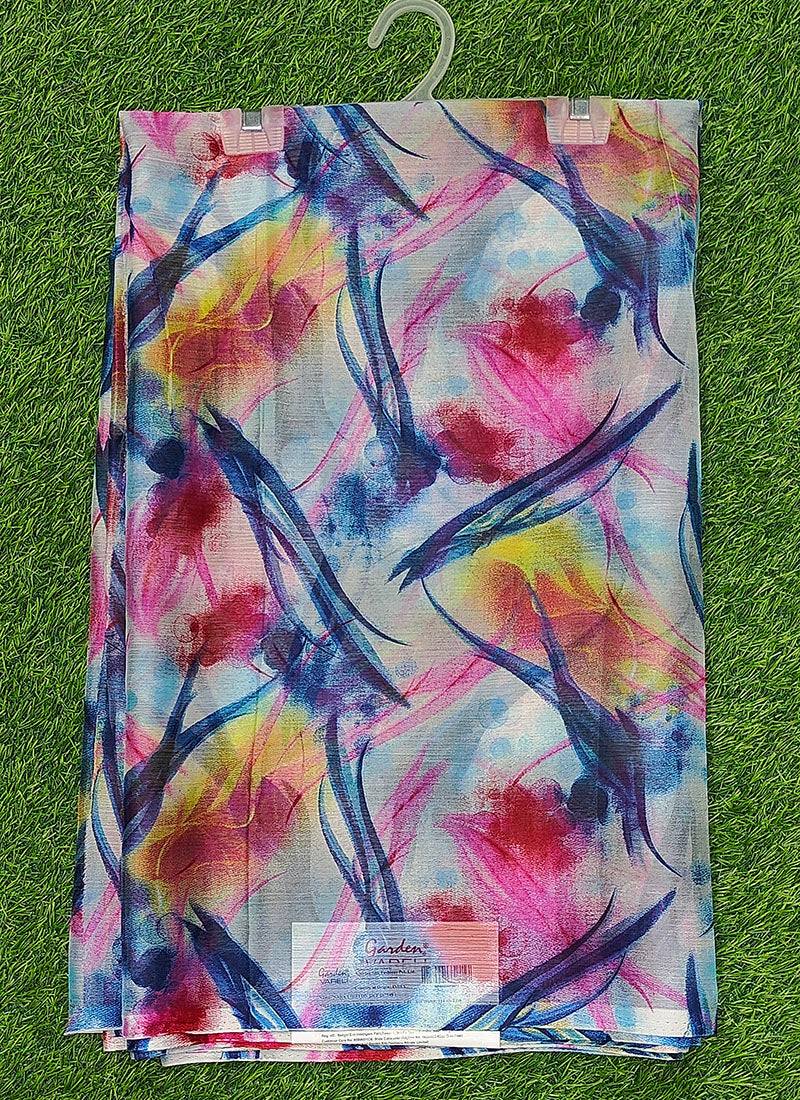 Latest Beautiful Garden Vareli Nara Chiffon Saree without Blouse
