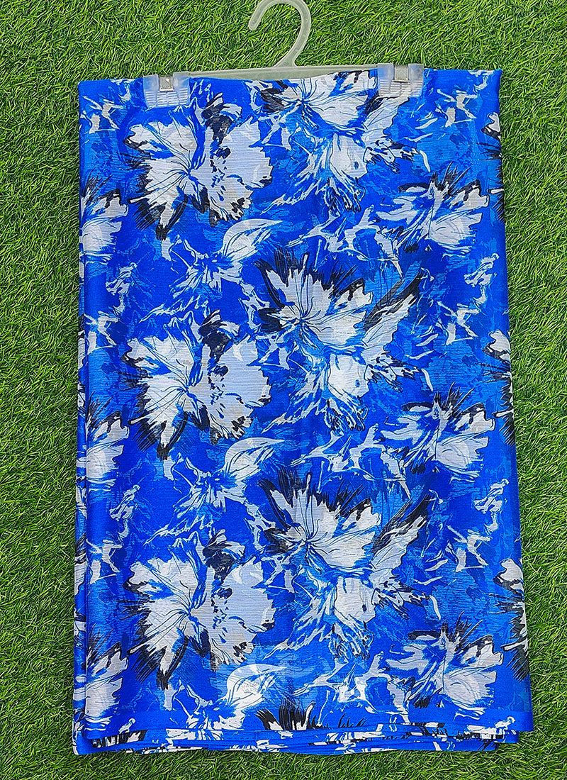 Latest Beautiful Garden Vareli Nara Chiffon Saree without Blouse