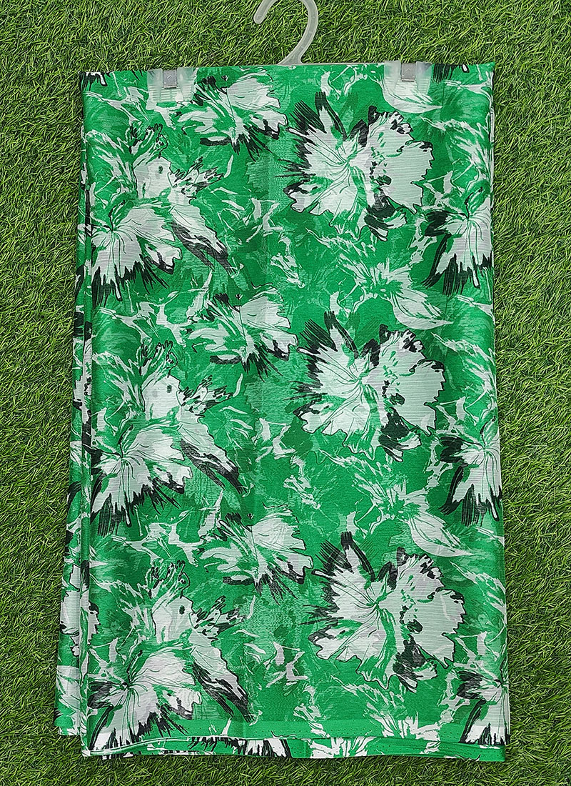 Latest Beautiful Garden Vareli Nara Chiffon Saree without Blouse