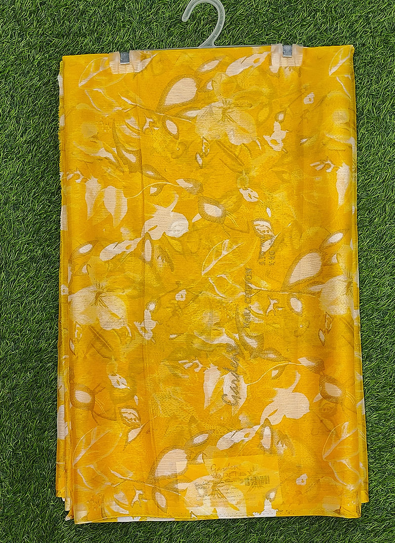 Latest Beautiful Garden Vareli Nara Chiffon Saree without Blouse