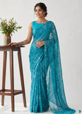 Latest Beautiful Garden Vareli Nara Chiffon Saree without Blouse
