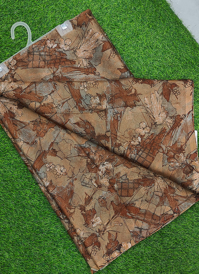 Latest Beautiful Garden Vareli Nara Chiffon Saree without Blouse