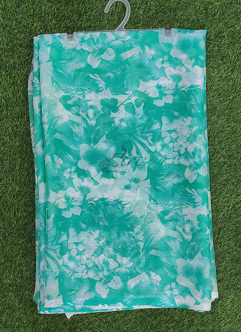 Latest Beautiful Garden Vareli Nara Chiffon Saree without Blouse