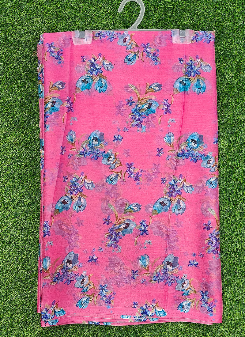 Latest Beautiful Garden Vareli Nara Chiffon Saree without Blouse