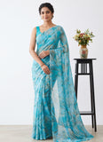 Latest Beautiful Garden Vareli Nara Chiffon Saree without Blouse
