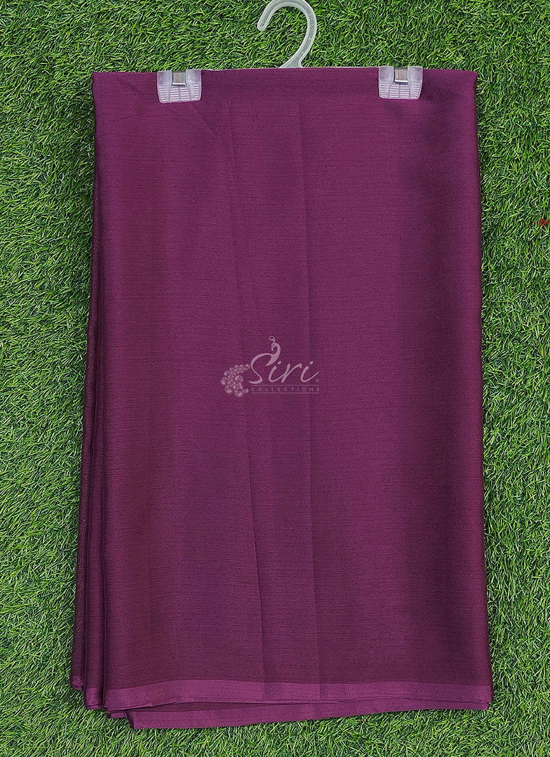 Exclusive Garden Vareli Plain Nara Chiffon Saree