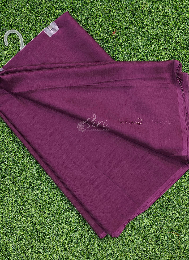 Exclusive Garden Vareli Plain Nara Chiffon Saree