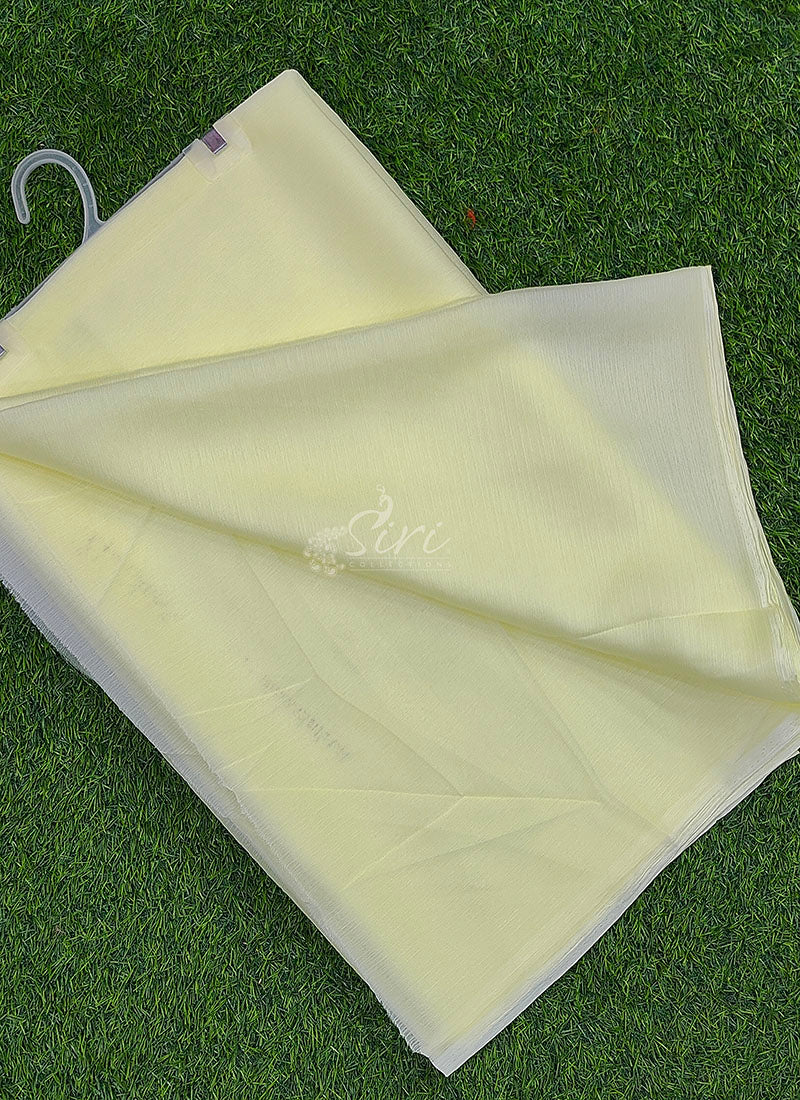 Exclusive Garden Vareli Plain Nara Chiffon Saree