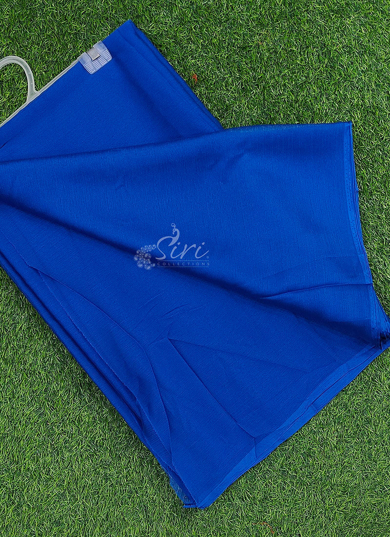 Exclusive Garden Vareli Plain Nara Chiffon Saree