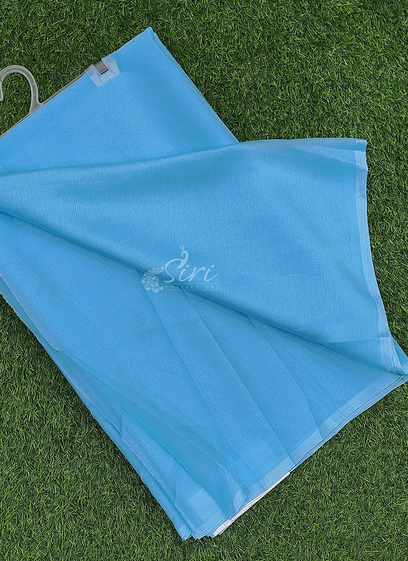 Exclusive Garden Vareli Plain Nara Chiffon Saree