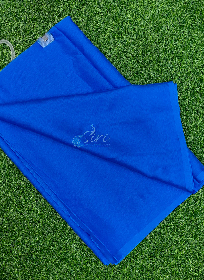 Exclusive Garden Vareli Plain Nara Chiffon Saree