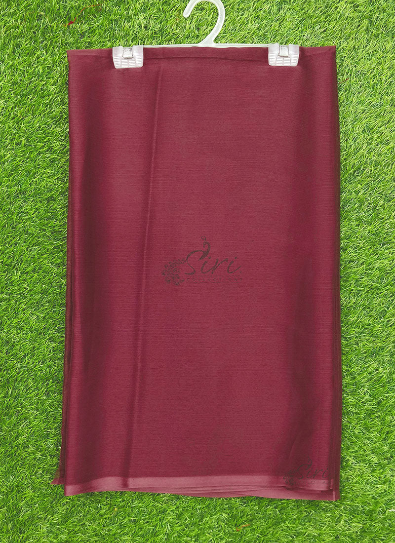 Exclusive Garden Vareli Plain Nara Chiffon Saree