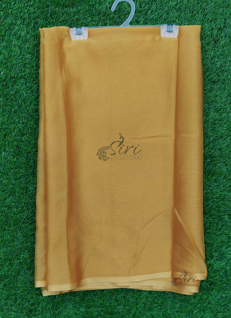 Exclusive Garden Vareli Plain Nara Chiffon Saree