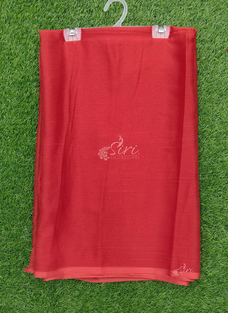 Exclusive Garden Vareli Plain Nara Chiffon Saree