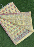Latest Garden Vareli Printed Summer Roganza Saree