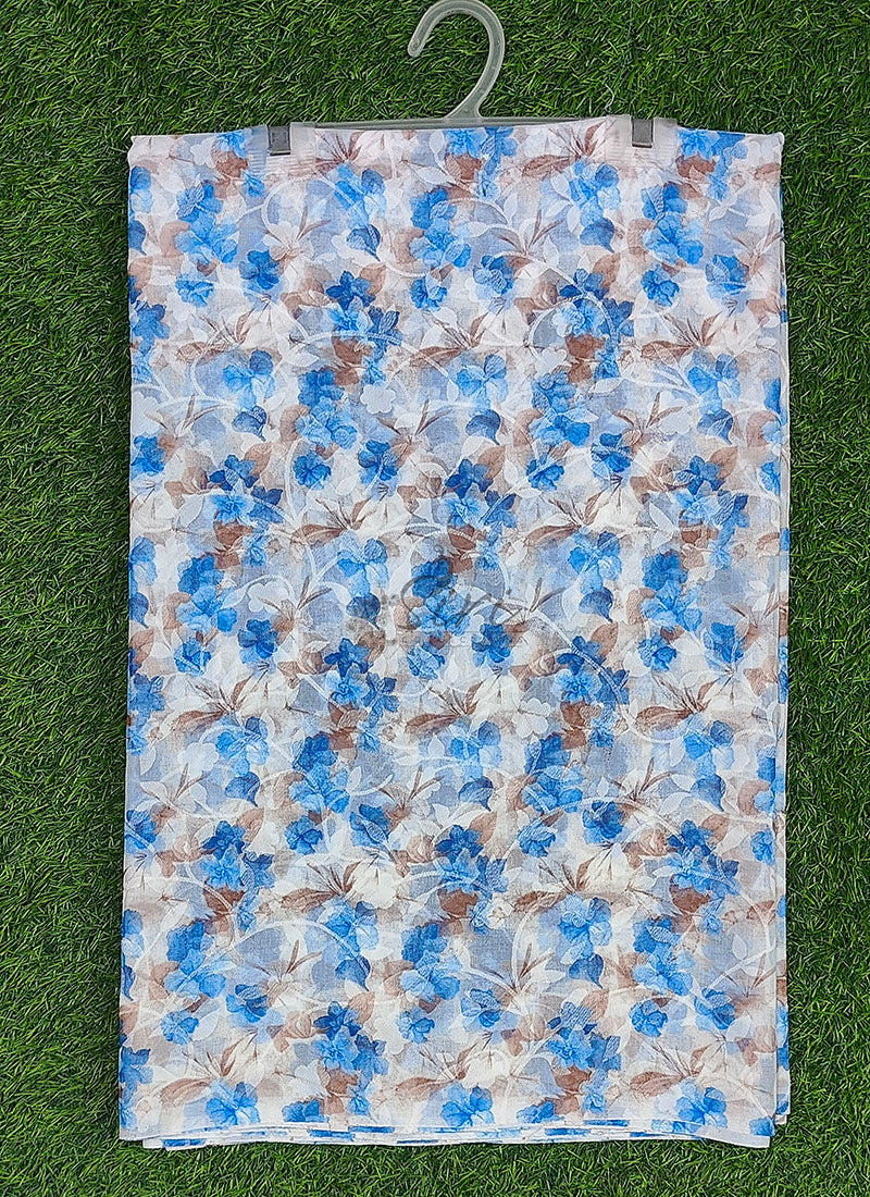 Latest Garden Vareli Printed Summer Roganza Saree