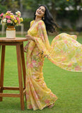 High Quality Garden Vareli Printed Summer Roganza Saree