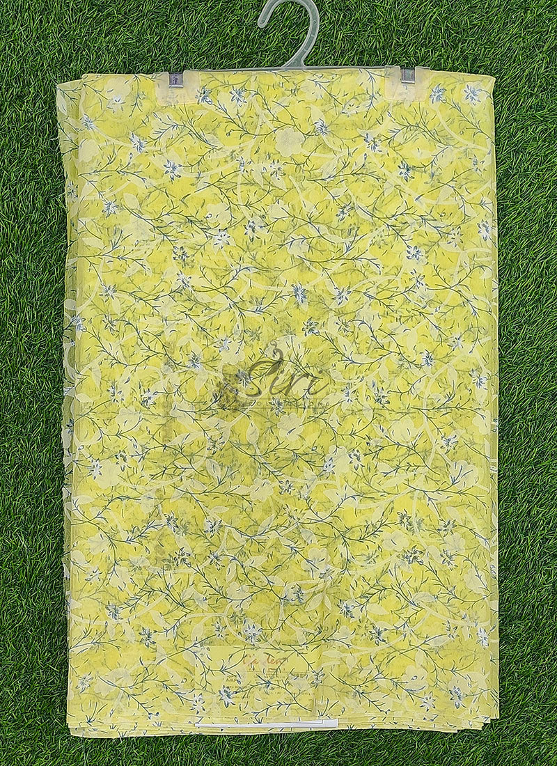 Garden Vareli Printed Summer Roganza Brasso Saree