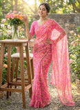 Garden Vareli Printed Summer Roganza Brasso Saree