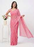 High Quality Garden Vareli Printed Summer Roganza Saree
