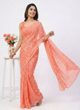 High Quality Garden Vareli Printed Summer Roganza Saree