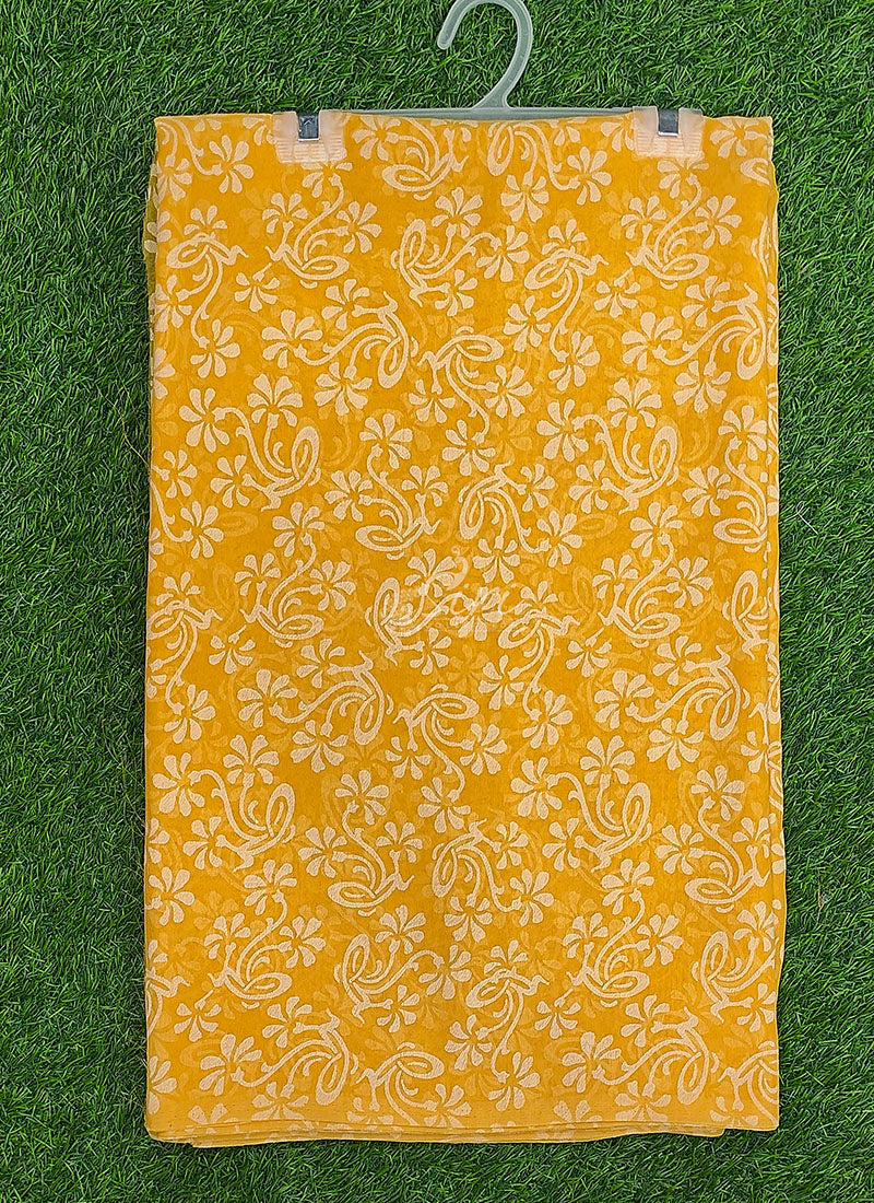 High Quality Garden Vareli Printed Summer Roganza Saree