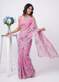 High Quality Garden Vareli Printed Summer Roganza Saree