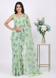 High Quality Garden Vareli Printed Summer Roganza Saree