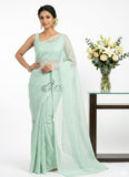 High Quality Garden Vareli Printed Summer Roganza Saree