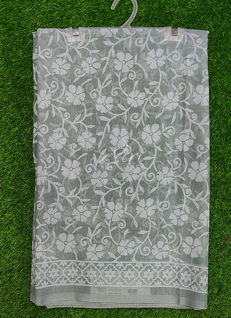 High Quality Garden Vareli Printed Summer Roganza Saree