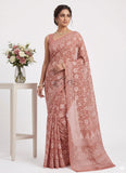 High Quality Garden Vareli Printed Summer Roganza Saree