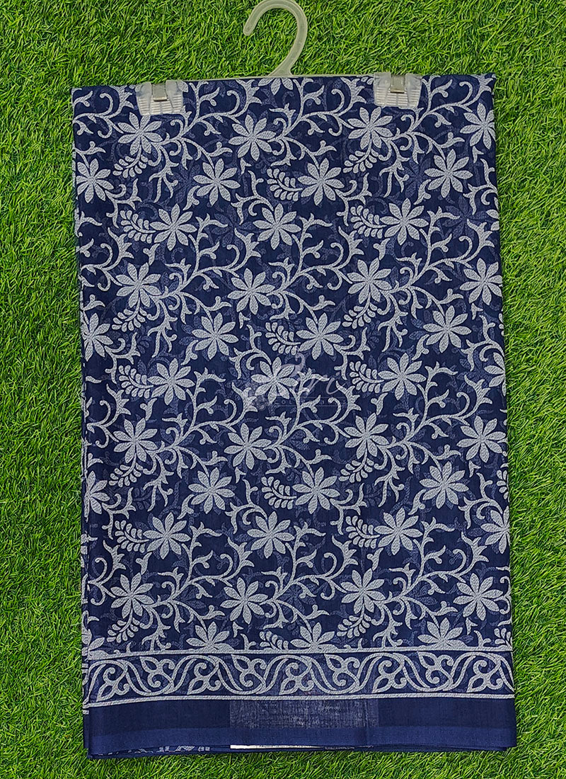 High Quality Garden Vareli Printed Summer Roganza Saree